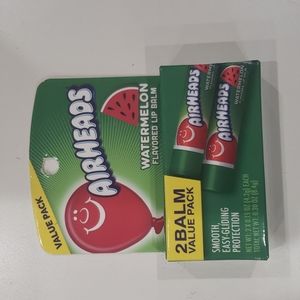 Airheads WATERMELON Flavored Lip Balm 2-Pack NEW